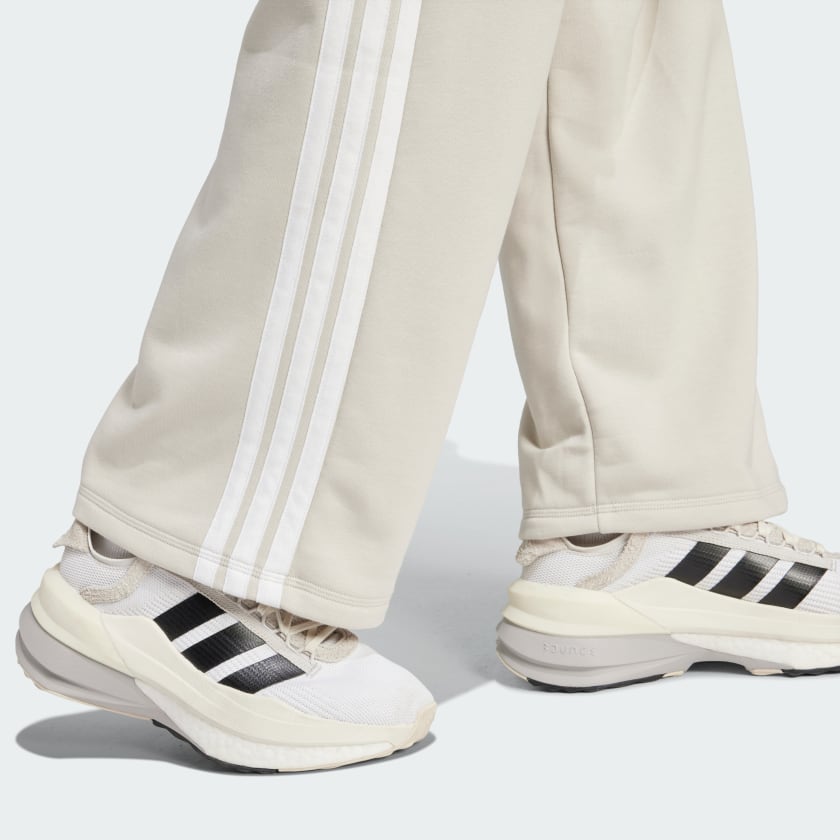 Women's adidas Essentials 3-Stripes Open Hem French Terry Pants