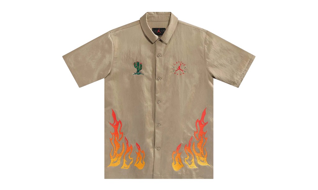 CACTUS JACK BUTTON DOWN SHIRT "Beige" CW3128 247