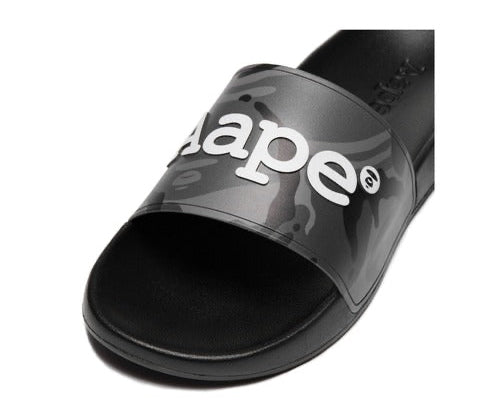 AAPE Black Camo Slides
