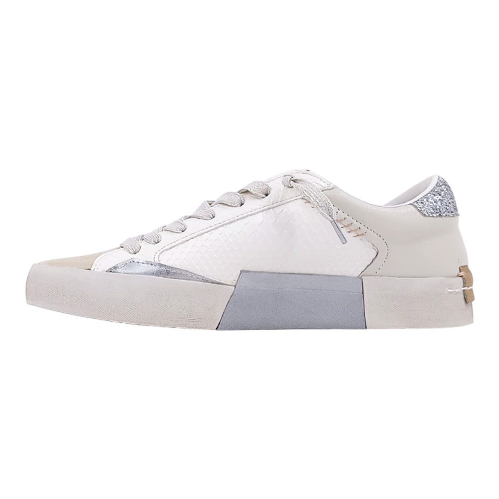 Ruby Snake Glitter Lace Up Sneakers