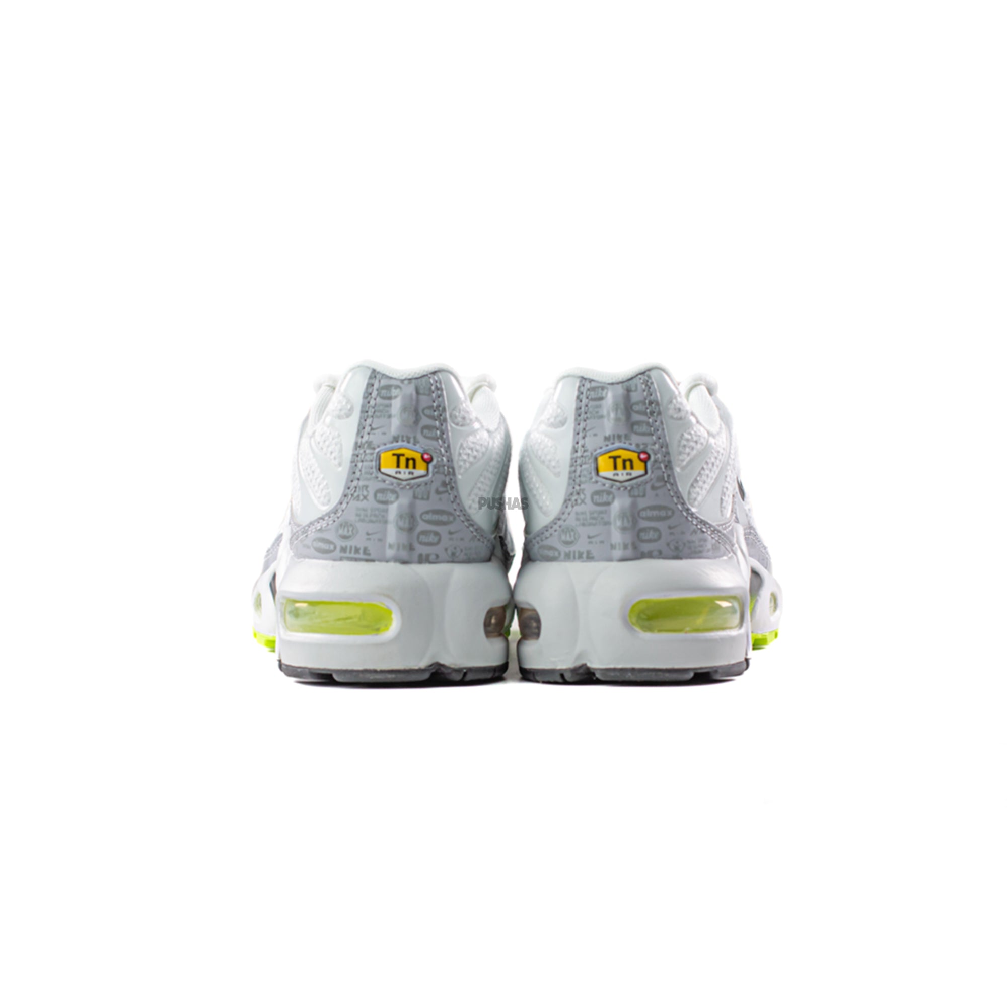 Air Max Plus TN 'Retro Air Max Logos / Reflective White Volt' GS (2021)