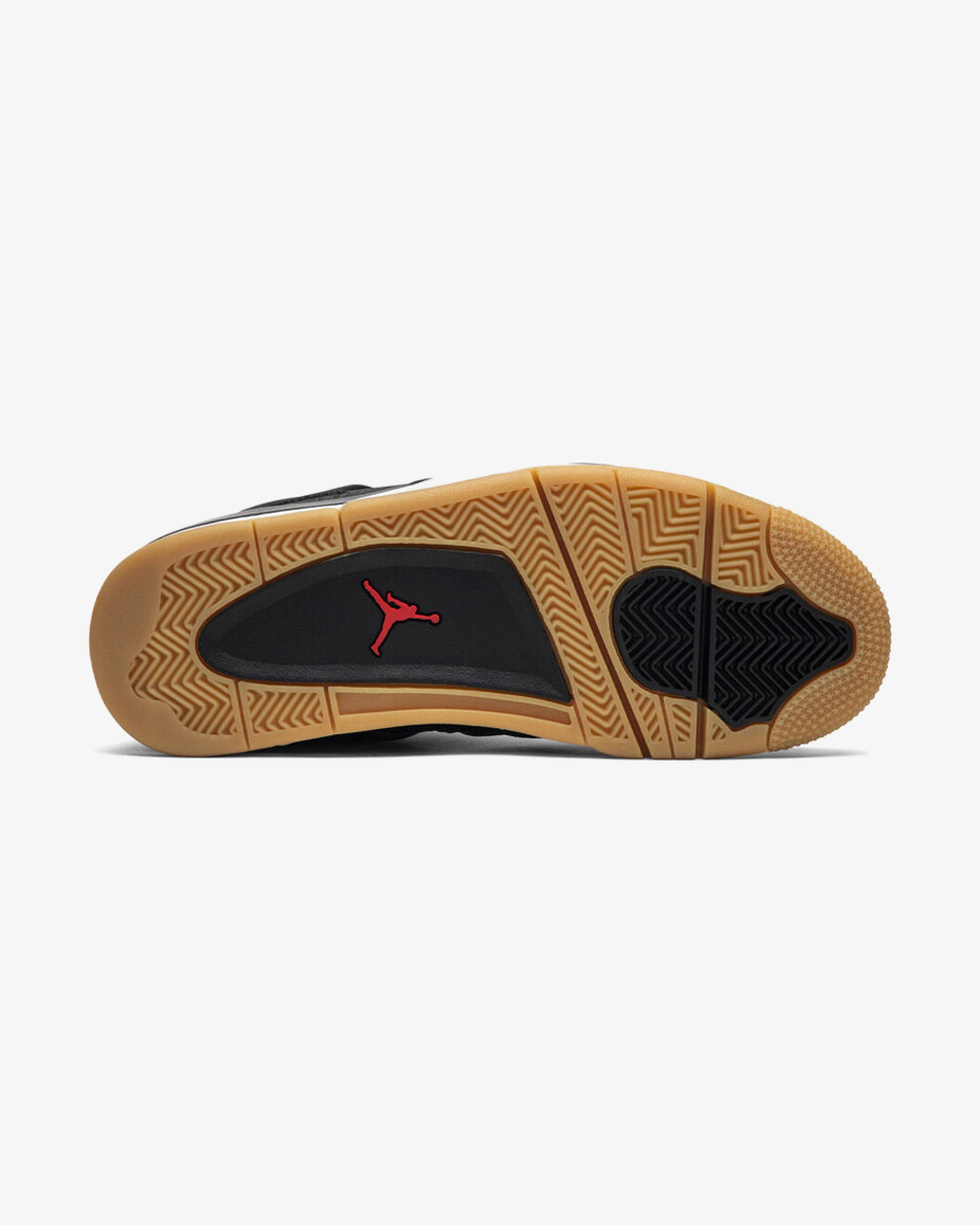 NIKE AIR JORDAN4 RETRO BLACK GUM LASER