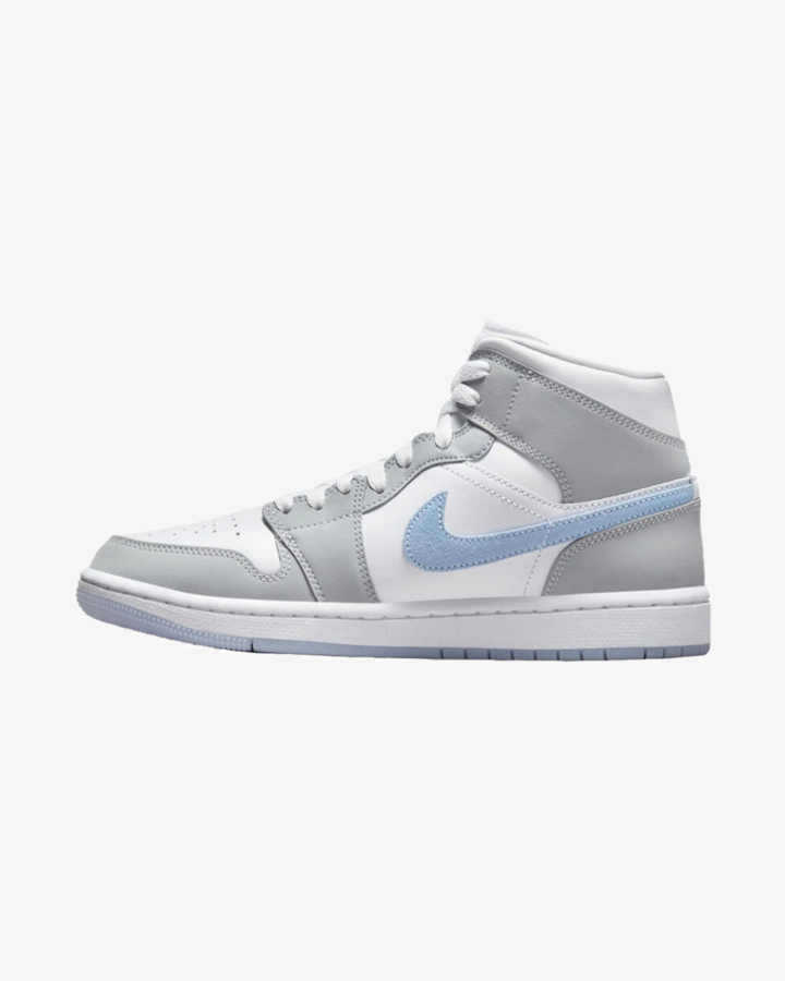 NIKE AIR JORDAN1 MID WMNS WHITE WOLF GREY 2021 / 2023