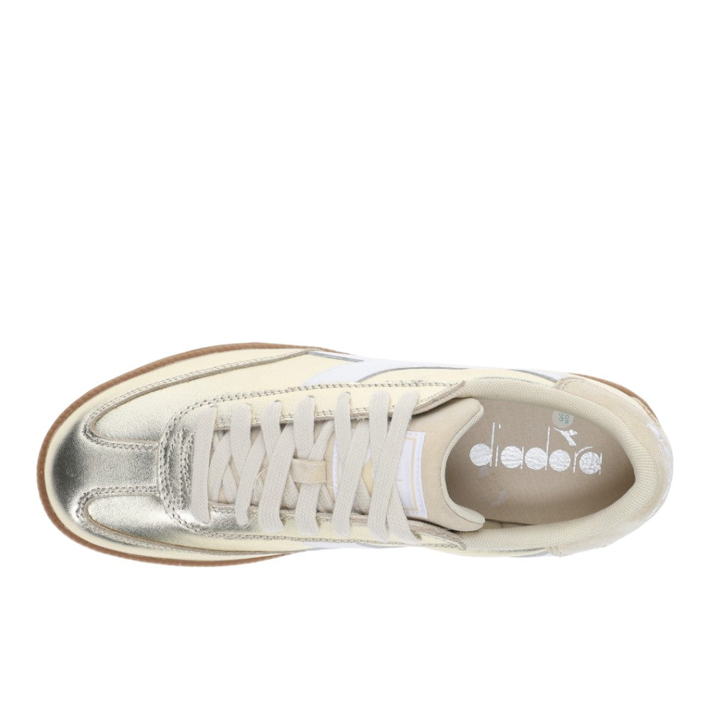 Trainer Metallic Lace Up Sneakers