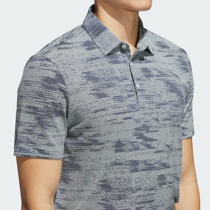 Men's adidas Ultimate365 Textured Stripe Polo Shirt