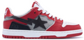 A Bathing Ape SK8 Sta Red Grey