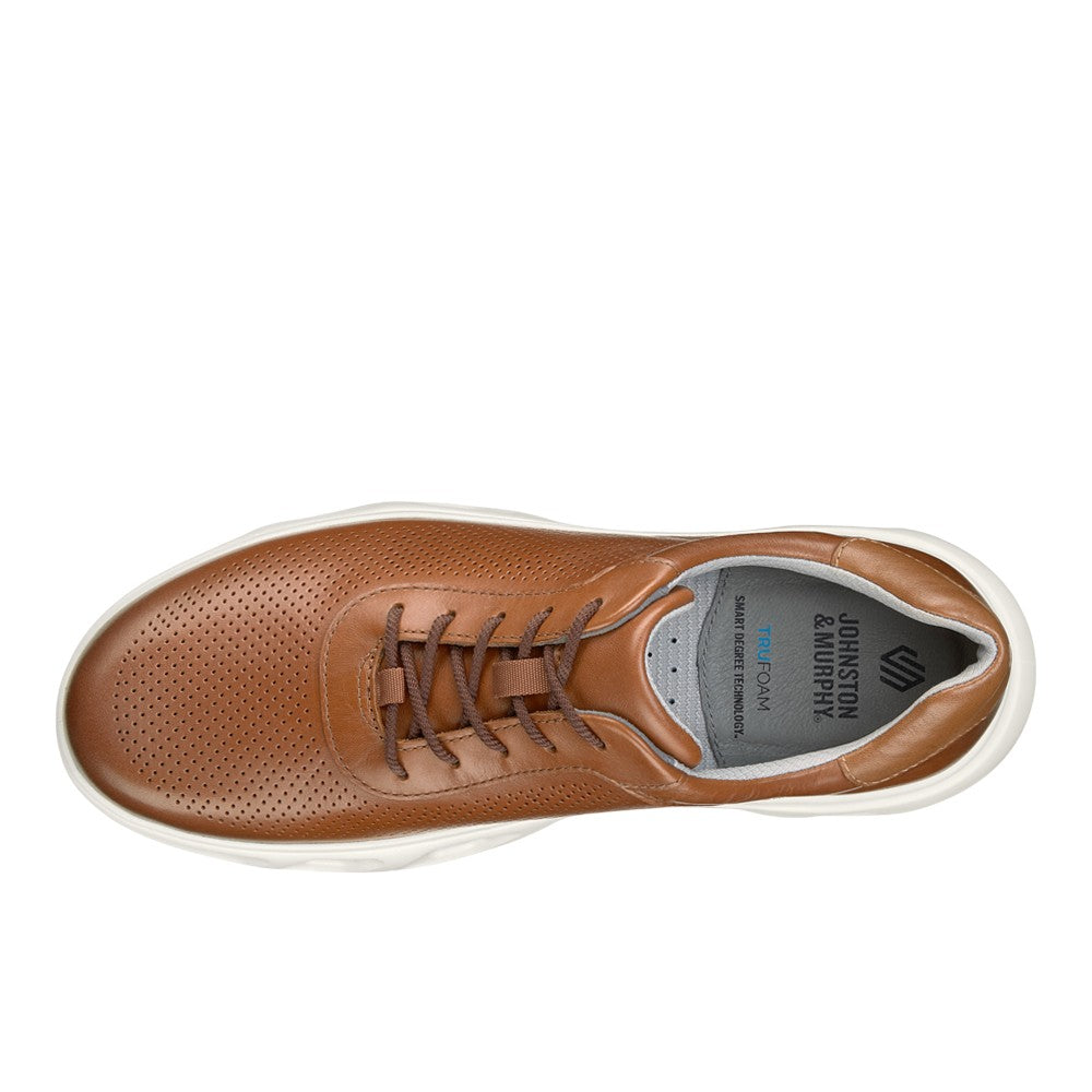 Reactivate U Throat Perforated Lace Up Sneakers