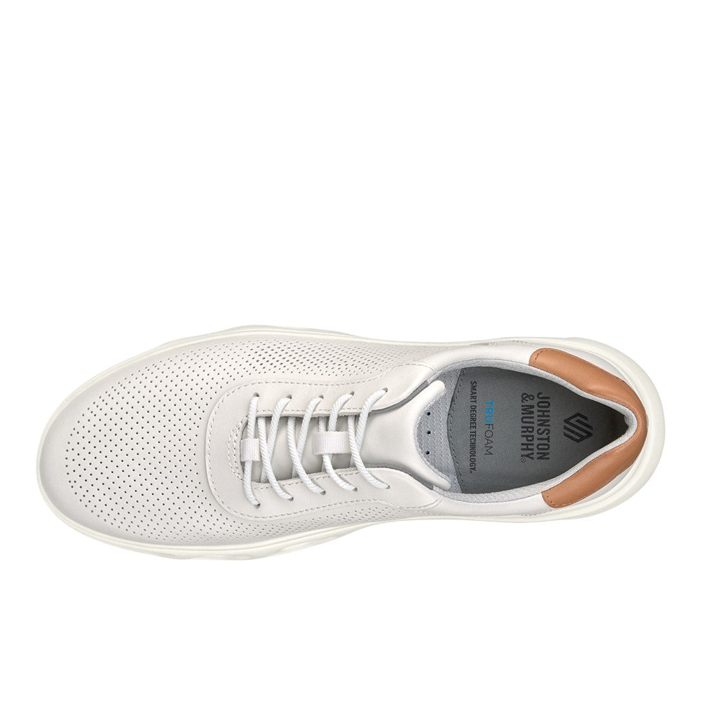 Reactivate U Throat Perforated Lace Up Sneakers