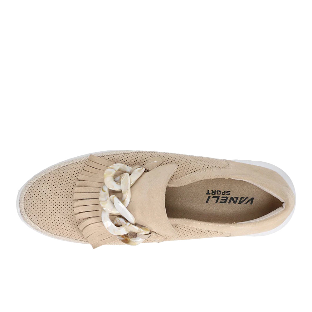 Qerene Perforated Slip On Sneakers