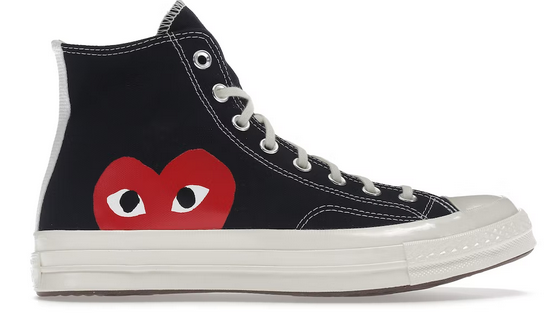 Chuck Taylor All Star 70 Hi Comme des Garcons PLAY Black