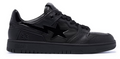 A Bathing Ape SK8 Sta Triple Black Patent Leather Sta Logo