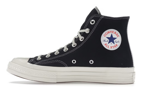 Chuck Taylor All Star 70 Hi Comme des Garcons PLAY Black