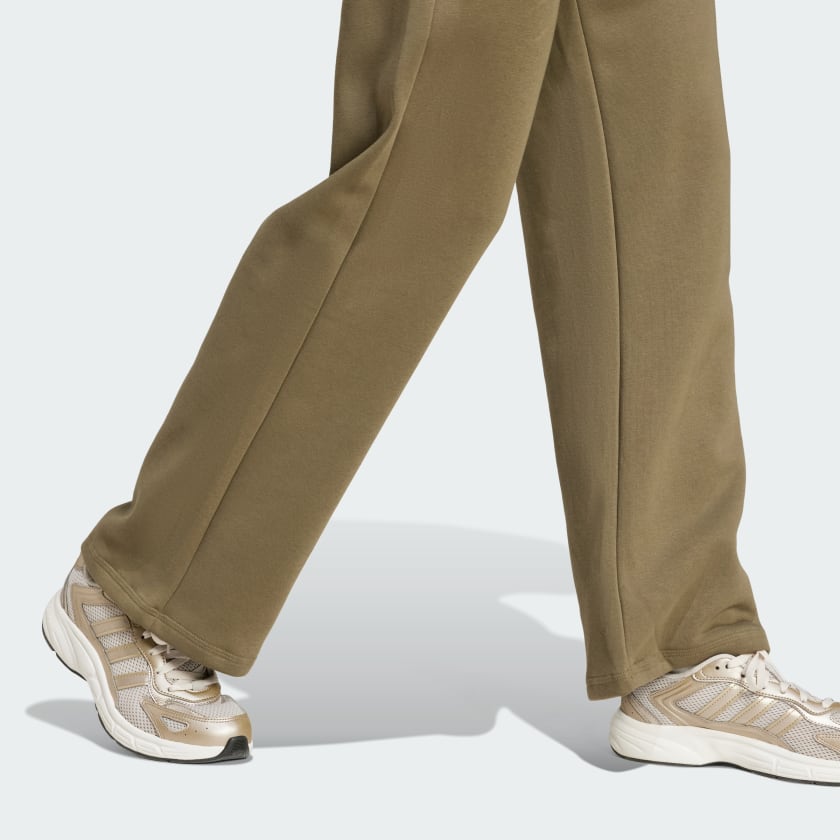 Women's adidas Essentials Small Logo Feel Cozy Open-Hem Pants