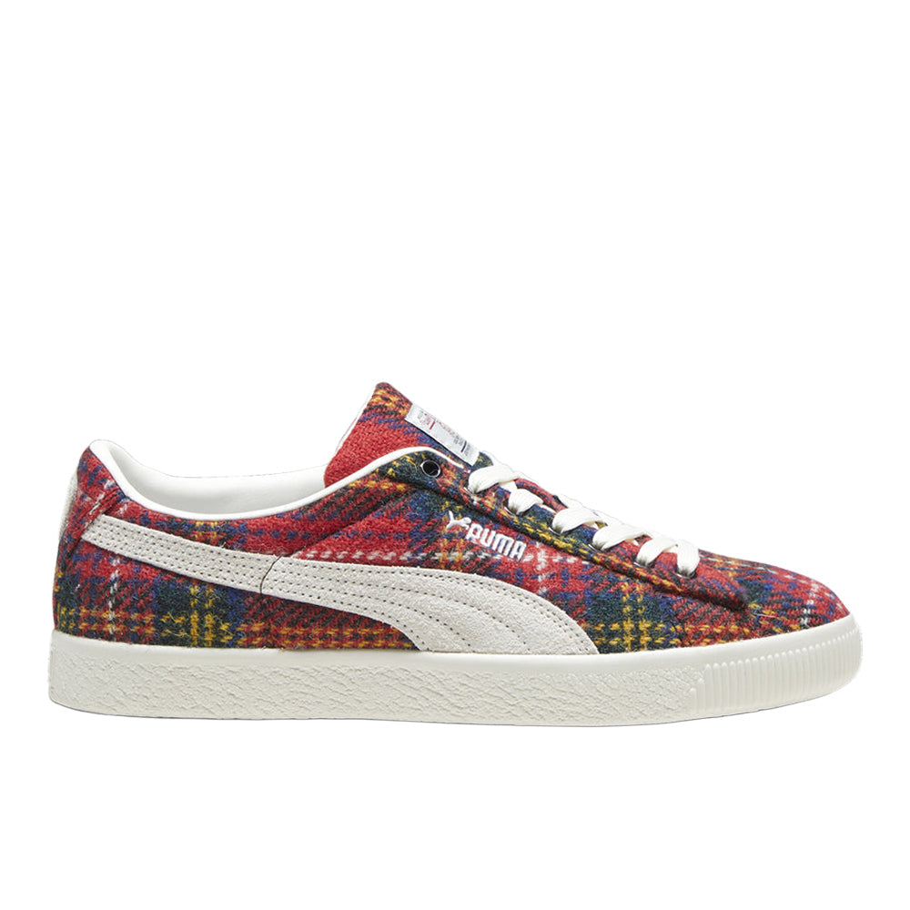 Suede VTG Harris Tweed Lace Up Sneakers