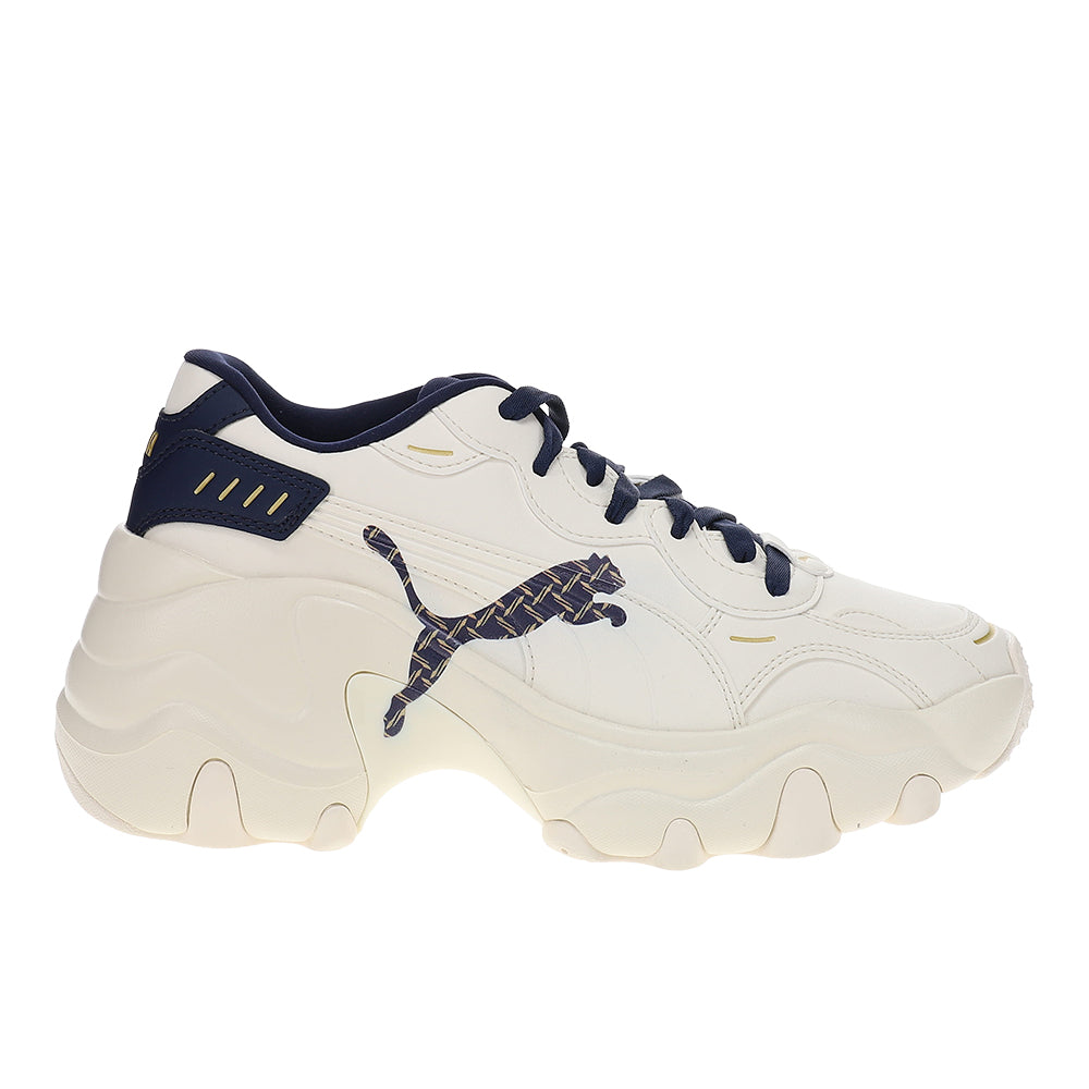 Pulsar Wedge Monogram Lace Up Sneakers