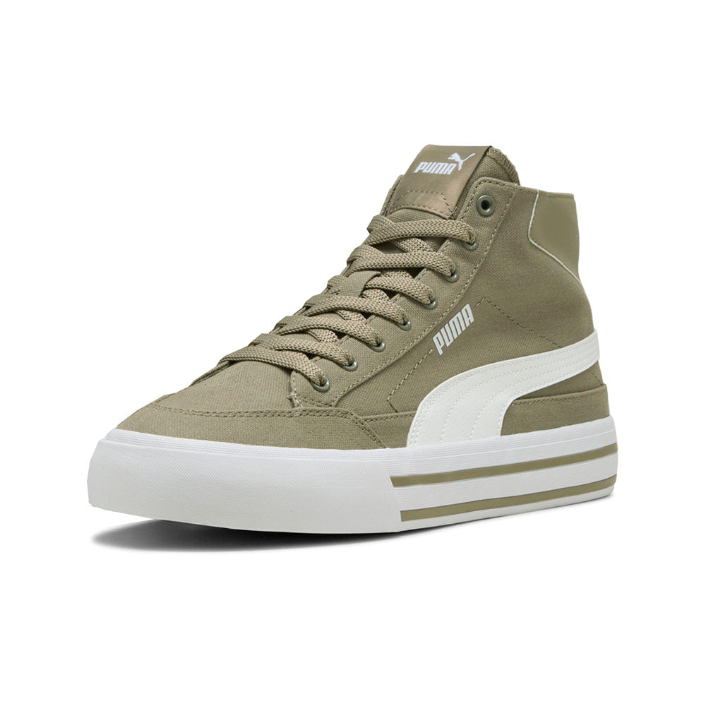 Court Classic Vulcanized Mid Formstrip Lace Up Sneakers