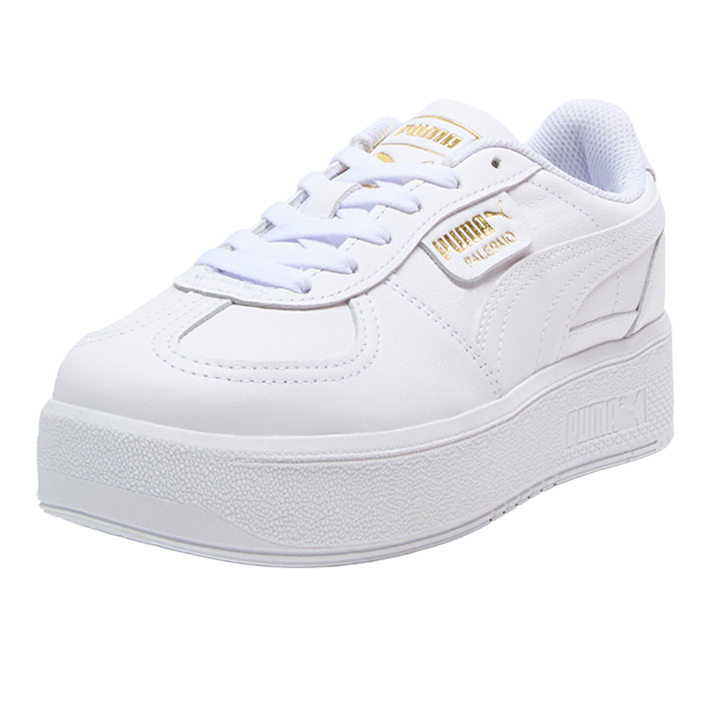Palermo Elevata Leather Lace Up Sneakers