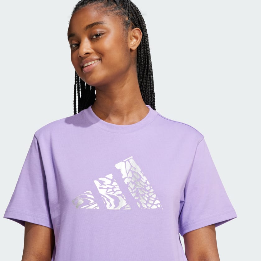 Women's adidas Tech Metallic Graphic Tee