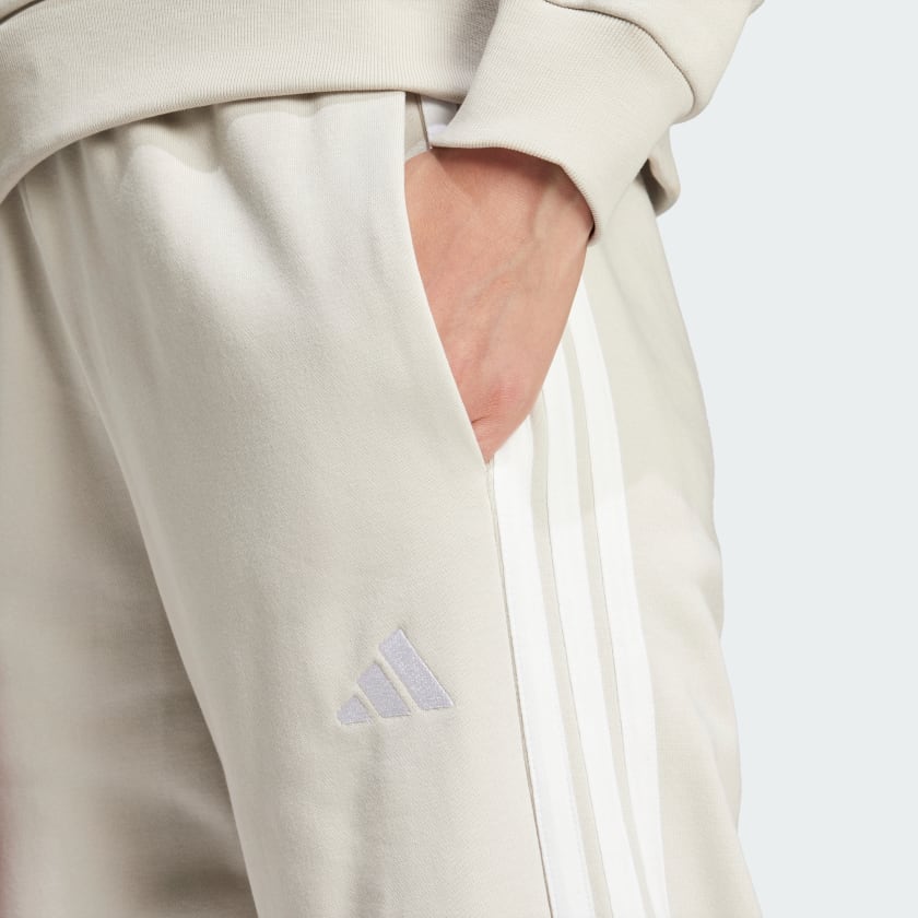 Women's adidas Essentials 3-Stripes Open Hem French Terry Pants