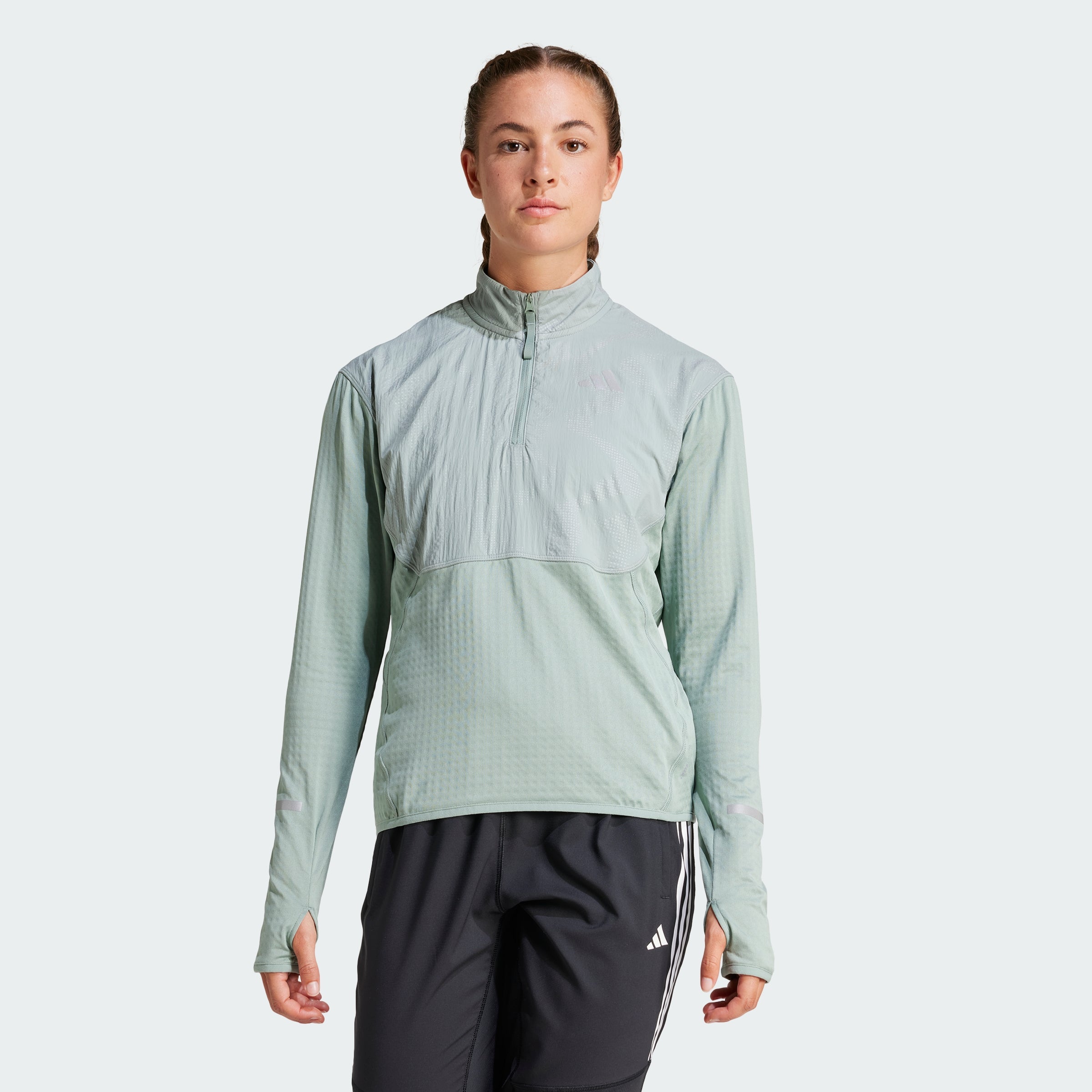 Women's adidas Ultimate Hi Vis Reflective 1/2-Zip Top
