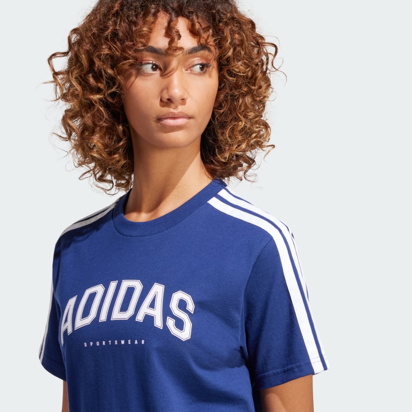 Women's adidas Lounge Soft-Side Graphic Tee