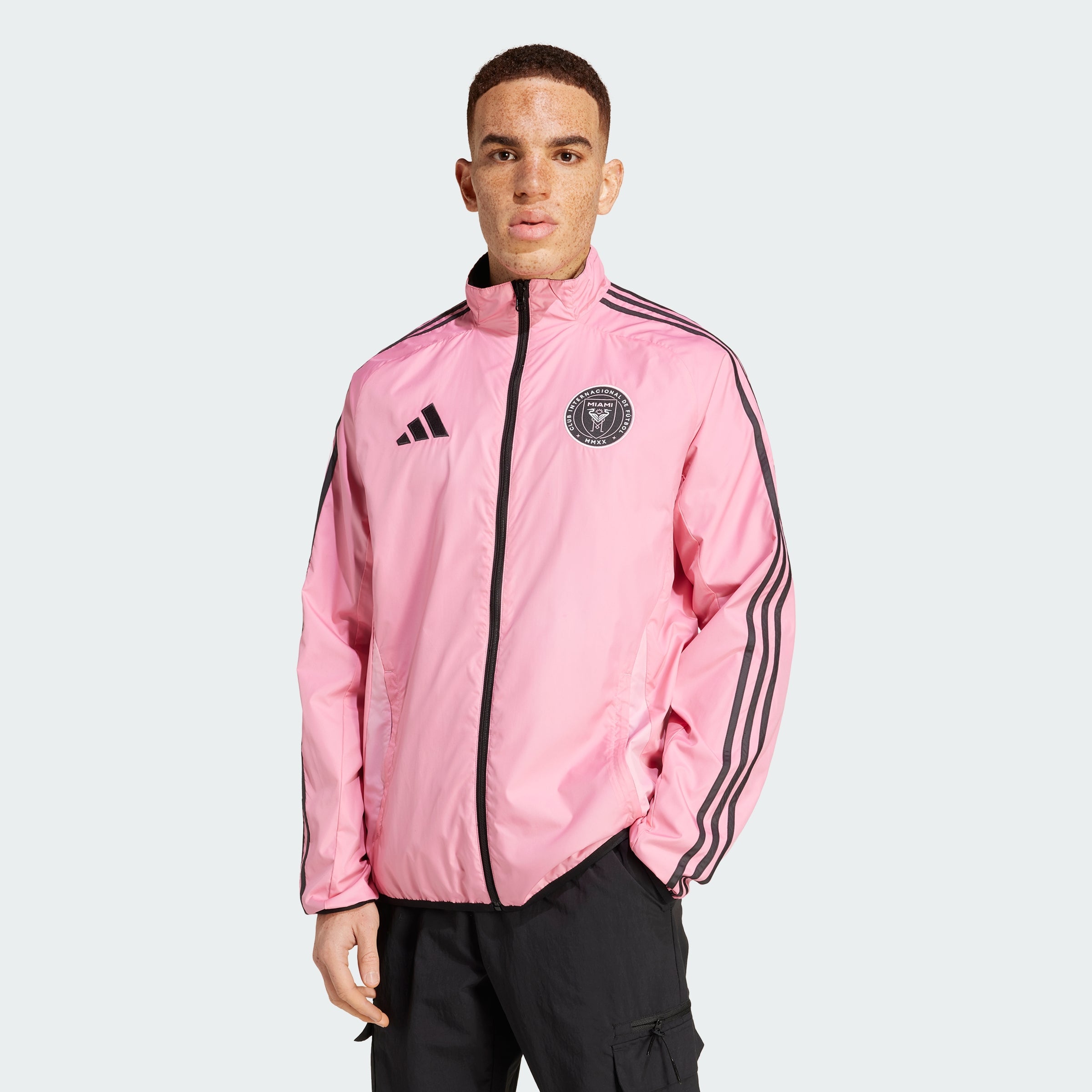 Men's adidas Inter Miami CF Reversible Anthem Jacket