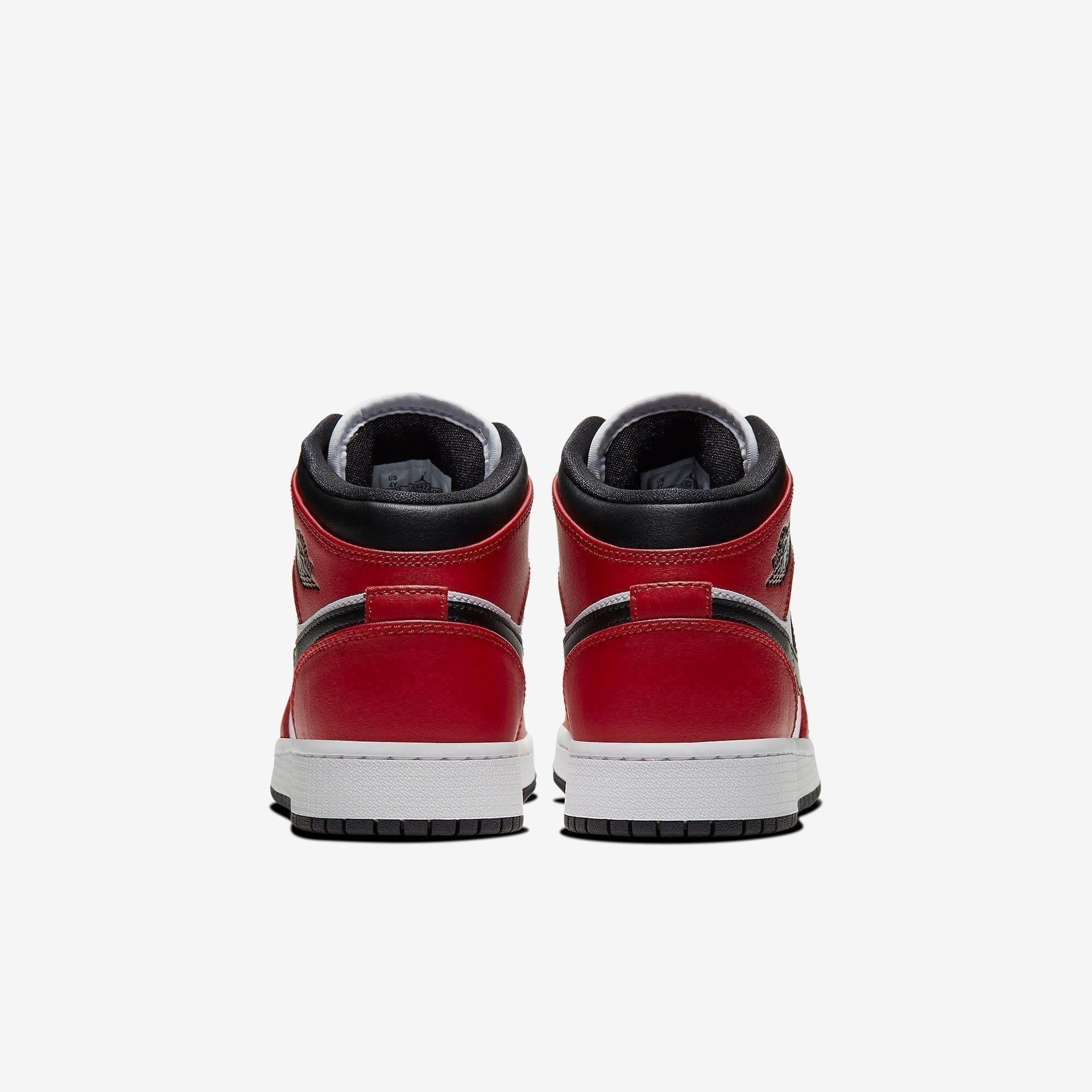 Air Jordan 1 Mid 'Chicago Black Toe' (2020) (GS)