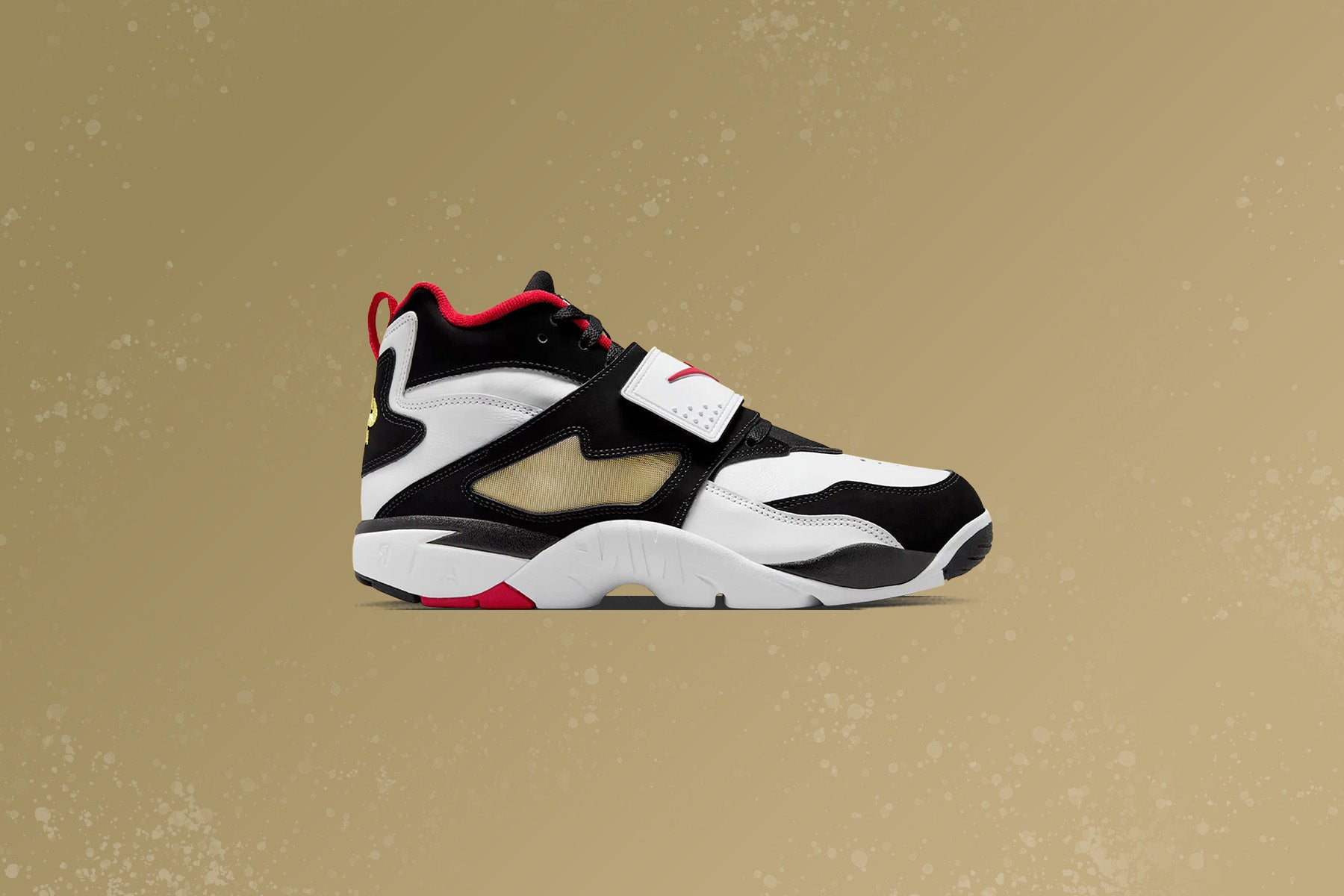 Air Diamond Turf - White/Fire Red/Black/Metallic Gold