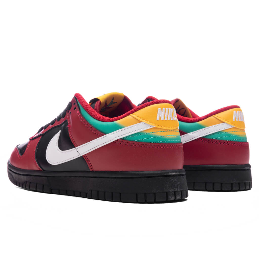 Dunk Low Retro 'Biker Tattoos' - Black/White/Gym Red/University Gold
