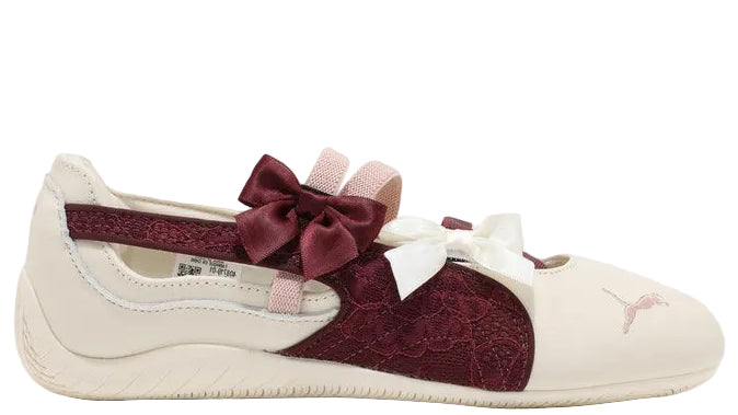 Speedcat Ballet Lace Frosted Ivory-Ruby Shimmer (Women’s)
