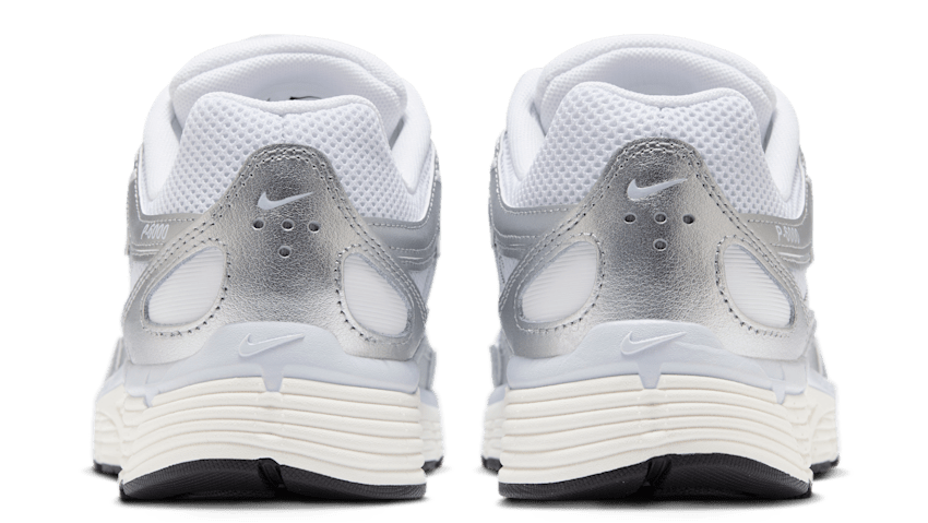 P 6000 White Blue Tint Sail Metallic Silver (Women's)