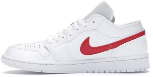 1 Low White University Red (Women's)