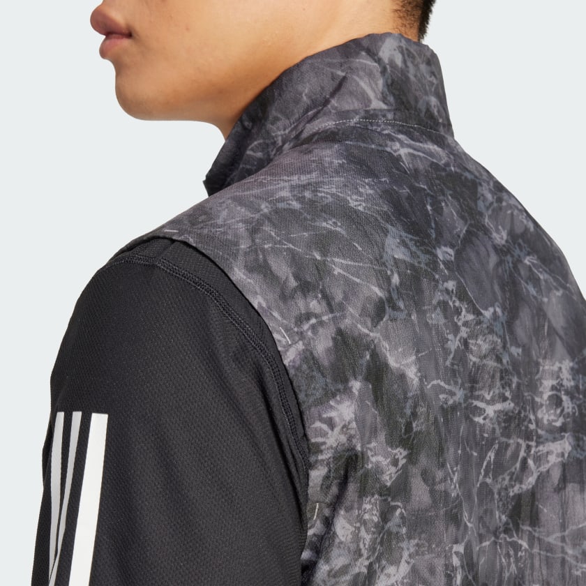 Men's adidas Own The Run Spray Dye Vest