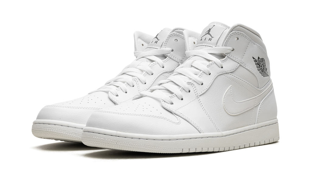 1 Mid "White / Cool Grey"
