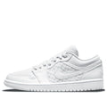 (WMNS) Air Jordan 1 Low Breathe 'Triple White'  DC9508-100 Iconic Trainers